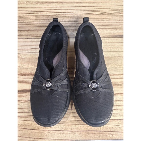 Bzees‎ Niche Washable Comfort Slip On Walking Shoes Black Size 8.5M - Picture 1 of 7